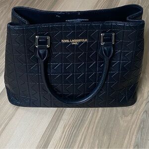 Karl Lagerfield quilted handbag.